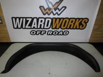 Jeep TJ Rear Tube Flares Bare Steel For 97-06 Jeep Wrangler TJ Wizard Works Offroad