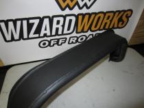 Jeep TJ Rear Tube Flares Bare Steel For 97-06 Jeep Wrangler TJ Wizard Works Offroad