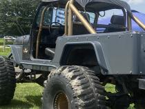 Jeep Scrambler Rear Tube Flares Bare Steel For 81-85 Jeep Scrambler Wizard Works Offroad