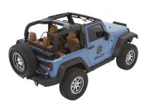 Jeep Trektop Glide - Jeep 07-18 Wrangler JK 2-Door (Black Diamond) Bestop