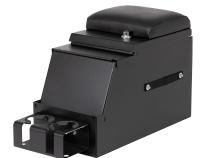 Deluxe Stereo Center Console Universal 10 Inch Wide Black Tuffy Security Products