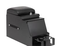 Deluxe Stereo Center Console Universal 10 Inch Wide Black Tuffy Security Products